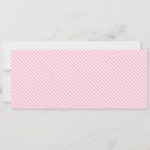 Pink Stripe Concert Ticket Gift Voucher Card 招待状 (裏面)