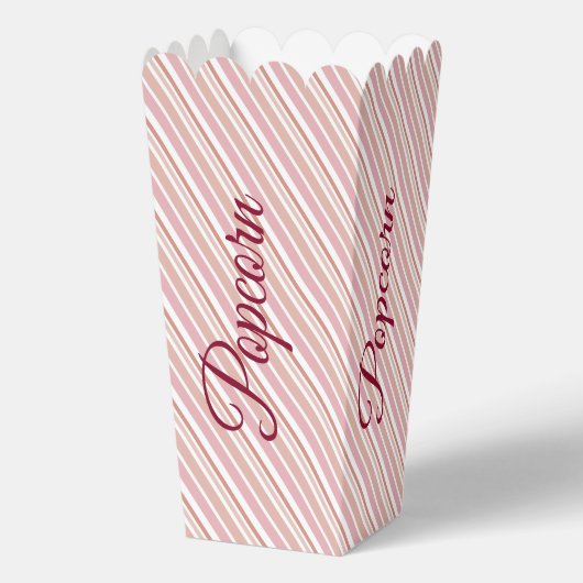 Pink Stripe Design フェイバーボックス (裏面)