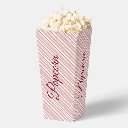 Pink Stripe Design フェイバーボックス (はじけた状態)