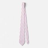 Pink Stripe Thick Coastal Beach Pattern ネクタイ (正面)