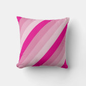 Pink striped cushion クッション (正面)