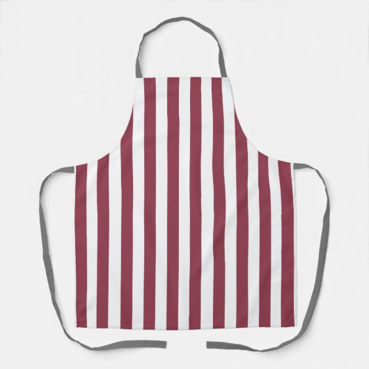 Pink Stripes  エプロン (正面)