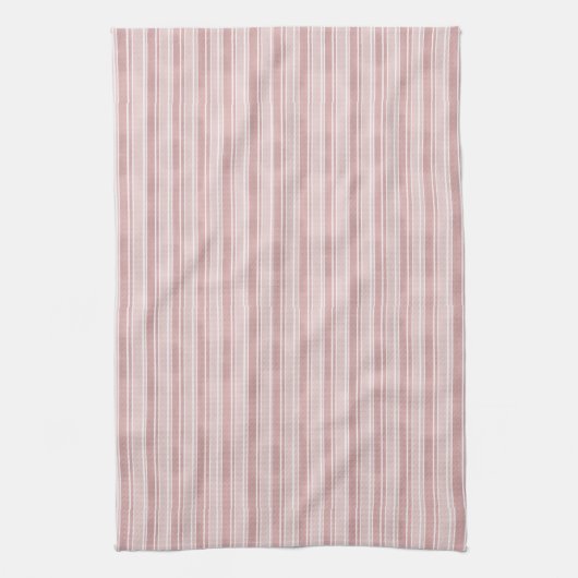 Pink Stripes キッチンタオル (縦)