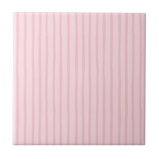 Pink Stripes タイル (正面)