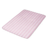Pink Stripes Bath Mat バスマット (アングル)