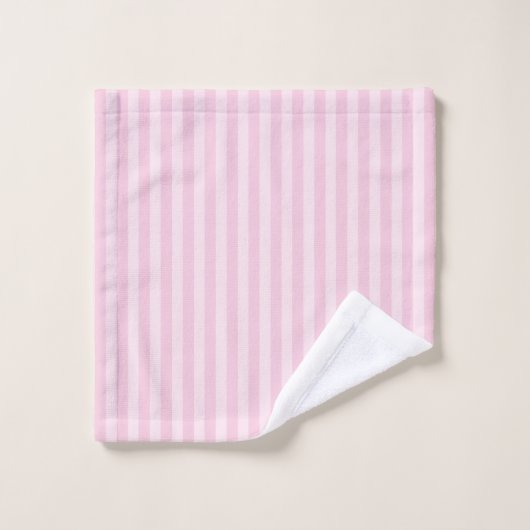 Pink Stripes Bath Towel  バスタオルセット (ウォッシュタオル)