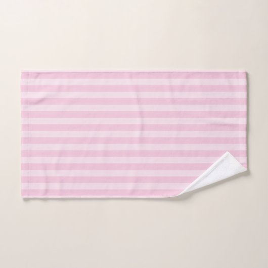 Pink Stripes Bath Towel  バスタオルセット (ハンドタオル)