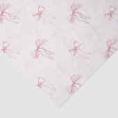 Pink Stripes Bows Birthday 薄葉紙 (詳細)