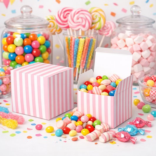 Pink Stripes Ice Cream Social フェイバーボックス