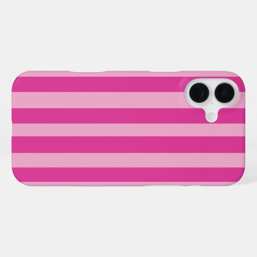 Pink Stripes  iPhoneケース (裏面横)