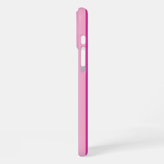 Pink Stripes  iPhoneケース (左側面)