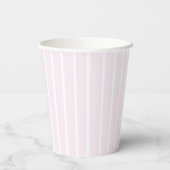 Pink Stripes Lemons and Flowers Grad Paper Cups 紙コップ (裏面)