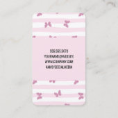 Pink Stripes | Makeup Foundation Powder 名刺 (裏面)