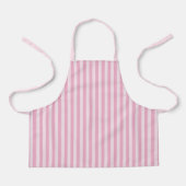 Pink Stripes Seamless Pattern エプロン (正面)
