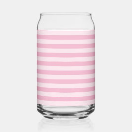 Pink Stripes Seamless Pattern ガラス缶