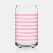 Pink Stripes Seamless Pattern ガラス缶 (左)