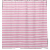 Pink Stripes Seamless Pattern シャワーカーテン (正面)