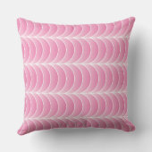 pink strips throw pillow クッション (裏面)