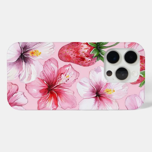 Pink Summer Vibes Case-Mate iPhoneケース (裏面 (横))