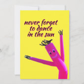 Pink Sun Dancer  招待状 (正面)