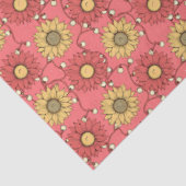 Pink Sunflowers Christmas 薄葉紙 (詳細)