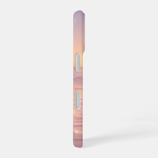 Pink Sunset Beach Phone Case iPhone 16ケース (右側面)