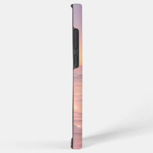 Pink Sunset Beach Phone Case Samsung Galaxyケース (右側面)