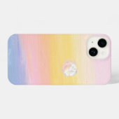 Pink Sunset Phone Case iPhoneケース (裏面横)