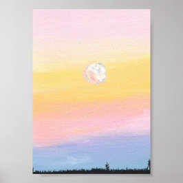 Pink Sunset, Print, Value Poster ポスター