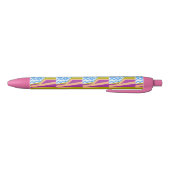 Pink Sunset Yacht Waves Pen 青ボールペン (ボトム)