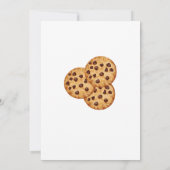 Pink Sweet Cookie 1st Birthday party 招待状 (裏面)