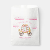 Pink Sweet Fairy Princess Carriage Baby Shower フェイバーバッグ (正面)
