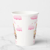 Pink Sweet Fairy Princess Carriage Baby Shower 紙コップ (右)