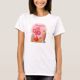 Pink Sweet Sixteen Tshirt Tシャツ