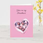 Pink Sweetheart Candy カード (黄色い花)