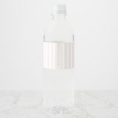 Pink T Rex Tutu Girl Birthday Water Bottle Labels ペットボトルラベル (裏面)