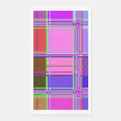 Pink tartan Fabric Pattern Cloth Madras (正面)