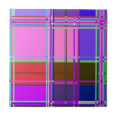 Pink tartan Fabric Pattern Cloth Madras タイル (正面)