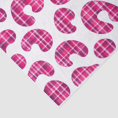 Pink Tartan Leopard Print Scottish Tissue Paper 薄葉紙 (詳細)