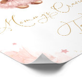 Pink Teddy Bear Balloons Mommy's Craving Table ポスター (角)