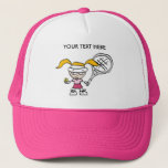 Pink Tennis Cap / Hat with customizable print キャップ<br><div class="desc">Pink Tennis Cap / Hat with customizable print. Imagewear specializes in original tennis t shirts and funny tennis gifts for men, women and kids. View a big selection of unique tennis products in our shop. Many items can be personlized as well with your personal text or name in cool letters....</div>