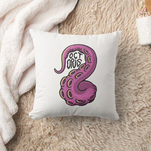Pink Tentacle クッション (ブランケット)