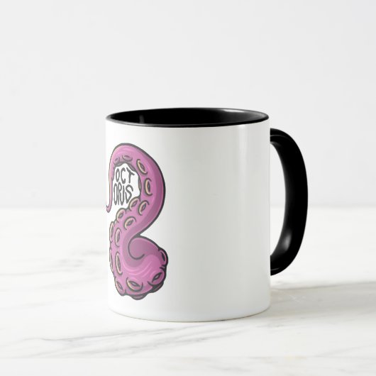 Pink Tentacle マグカップ (正面右)
