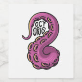 Pink Tentacle ワインラベル (シングルラベル)