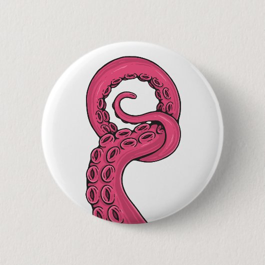 Pink Tentacle 缶バッジ (正面)