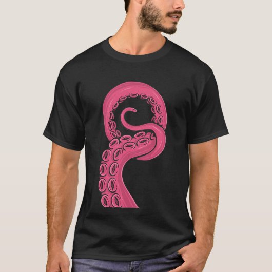 Pink Tentacle Tシャツ (正面)