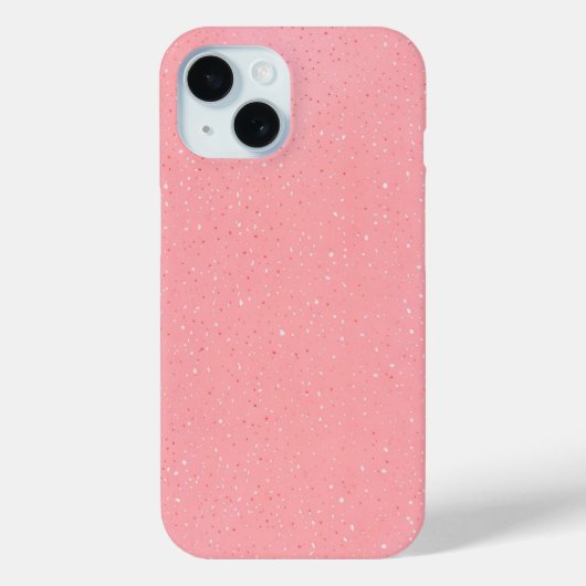 Pink Terrazzo Pattern Phone Case Case-Mate iPhoneケース (裏面)