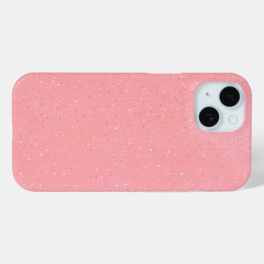 Pink Terrazzo Pattern Phone Case Case-Mate iPhoneケース (裏面 (横))