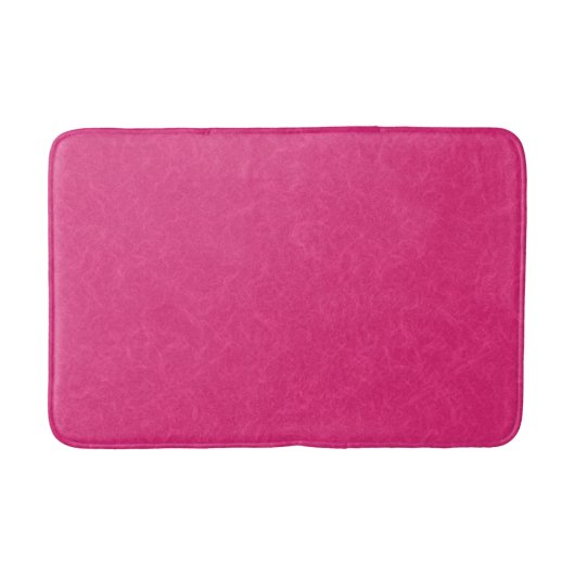 Pink textured surface with subtle swirling pattern バスマット (正面)