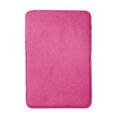 Pink textured surface with subtle swirling pattern バスマット (正面縦)
